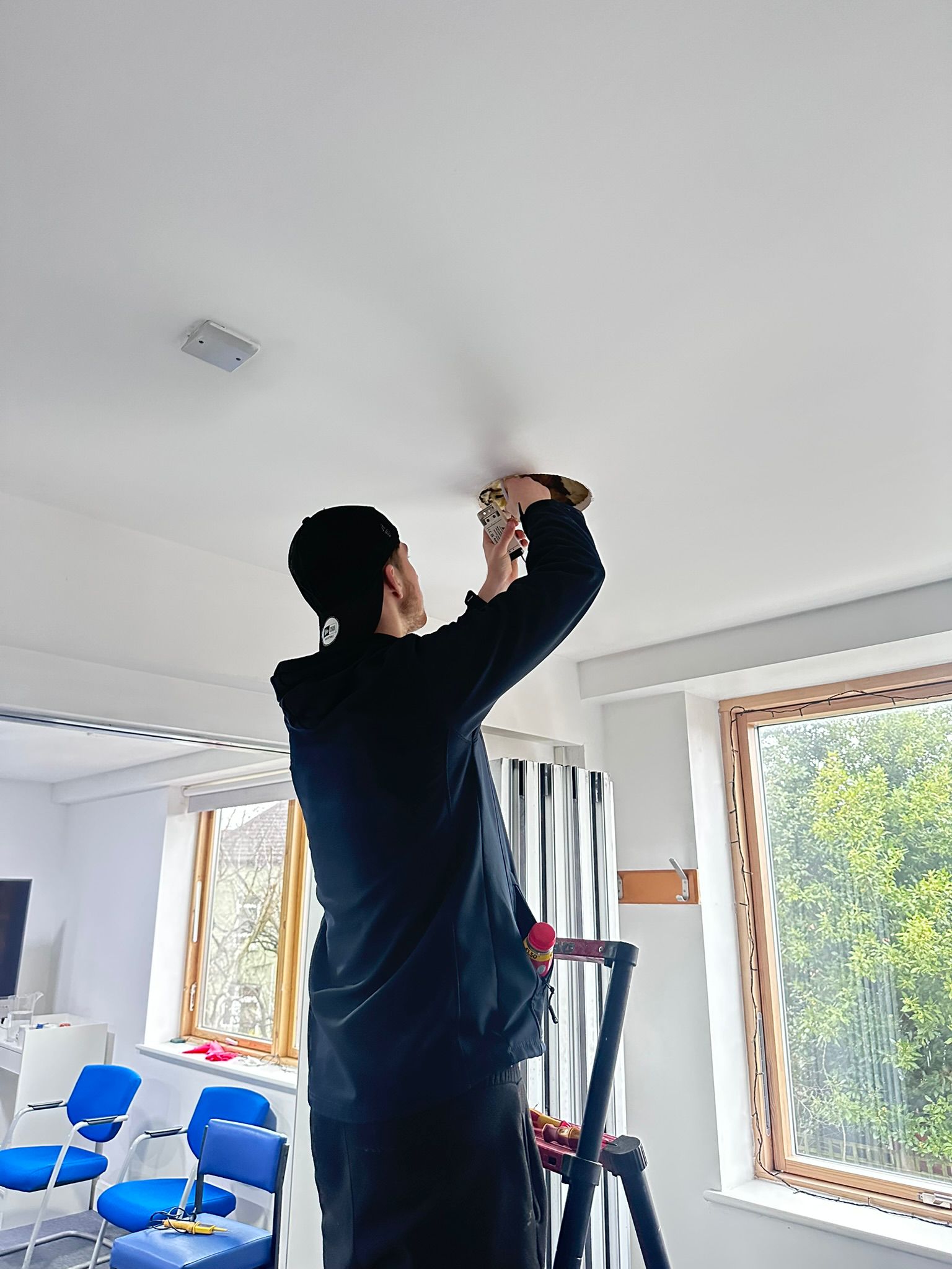 Electrical testing in Dollis Hill